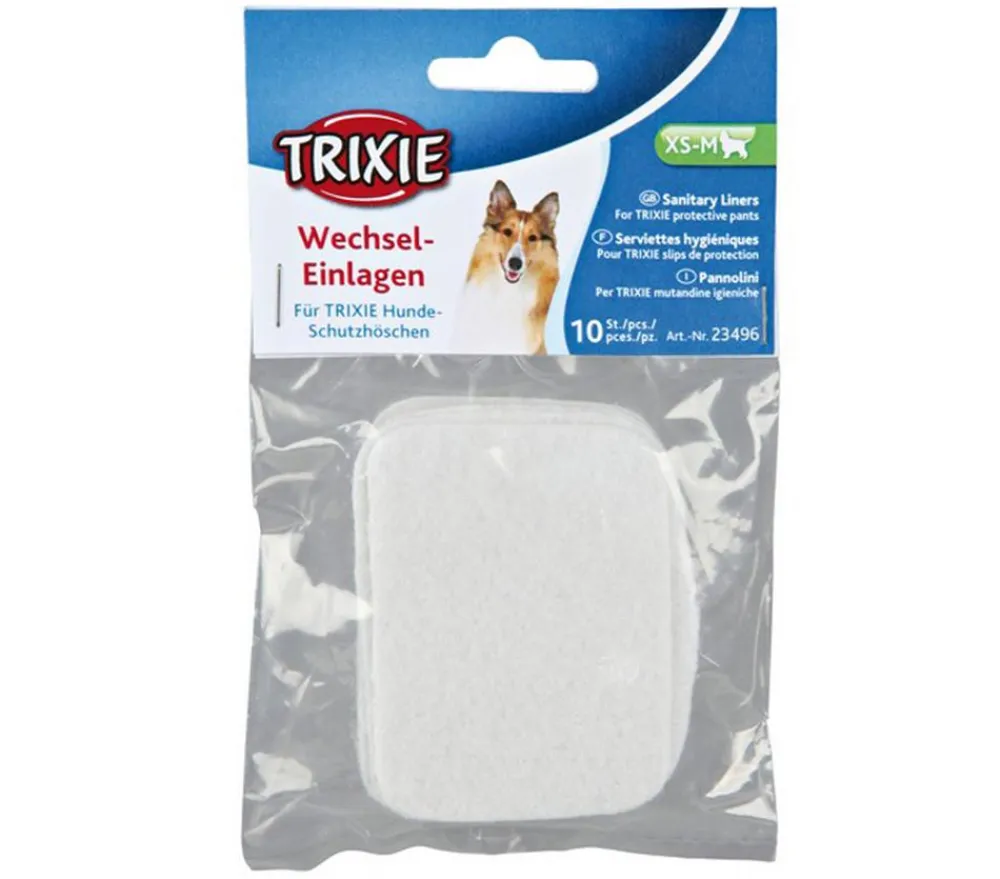 Trixie Hygiene- & Reinigungsartikel|Hundepflege & Hygiene > Wechseleinlagen für Hunde-Schutzhöschen, 10 Stk.