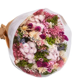 Dehner Trockenblumen > Trockenblumenbouquet Fantasy, lila