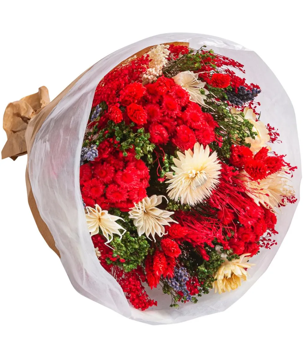 Dehner Trockenblumen - Trockenblumenbouquet Fantasy,