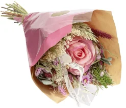 Dehner Trockenblumen > Trockenblumenbouquet Seidenglanz, /