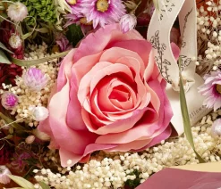 Dehner Trockenblumen > Trockenblumenbouquet Seidenglanz, /