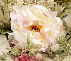 Dehner Trockenblumenbouquet Seidenglanz Peony