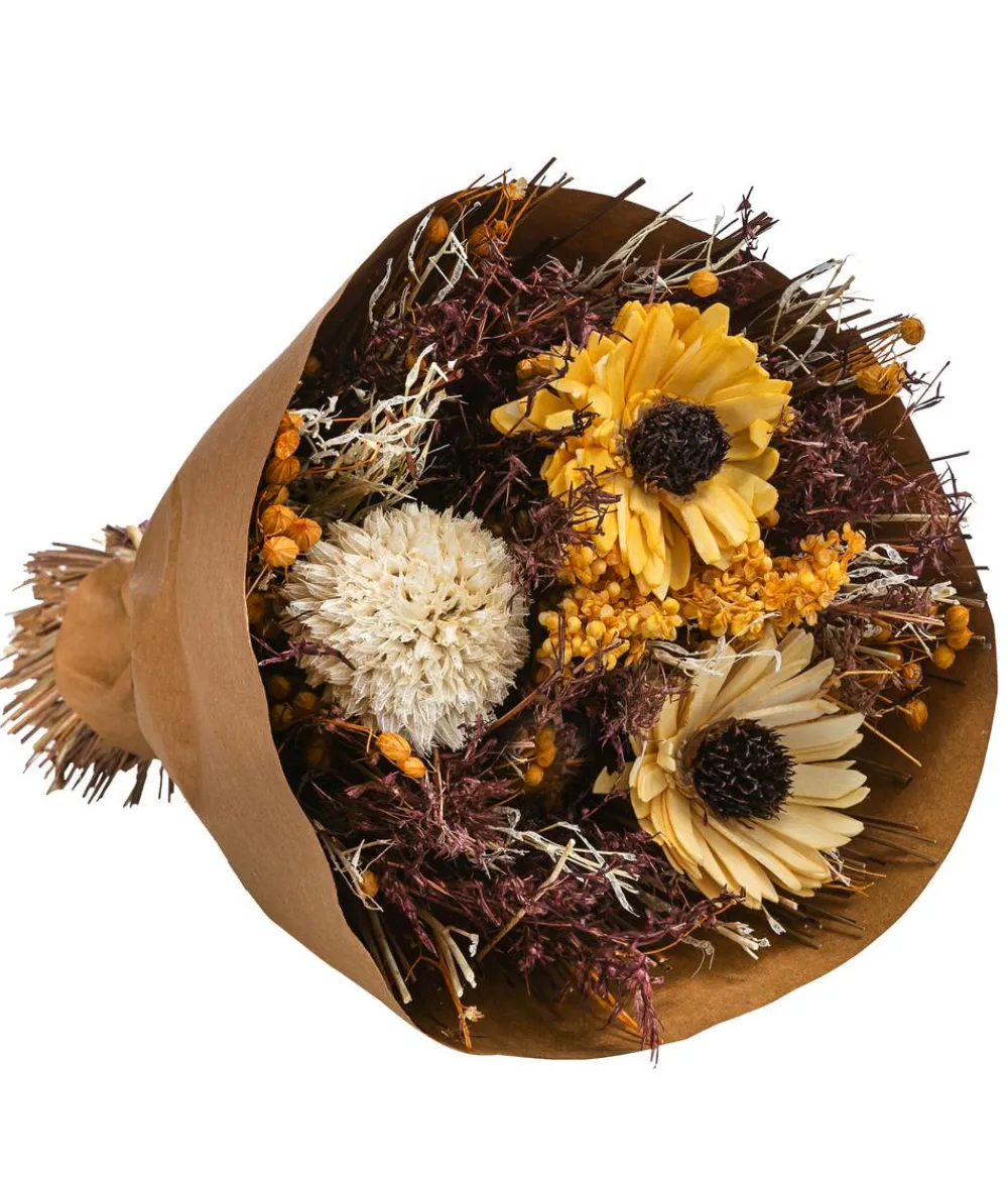 Dehner Trockenblumen > Trockenblumenbouquet Sunflower Autumn, /