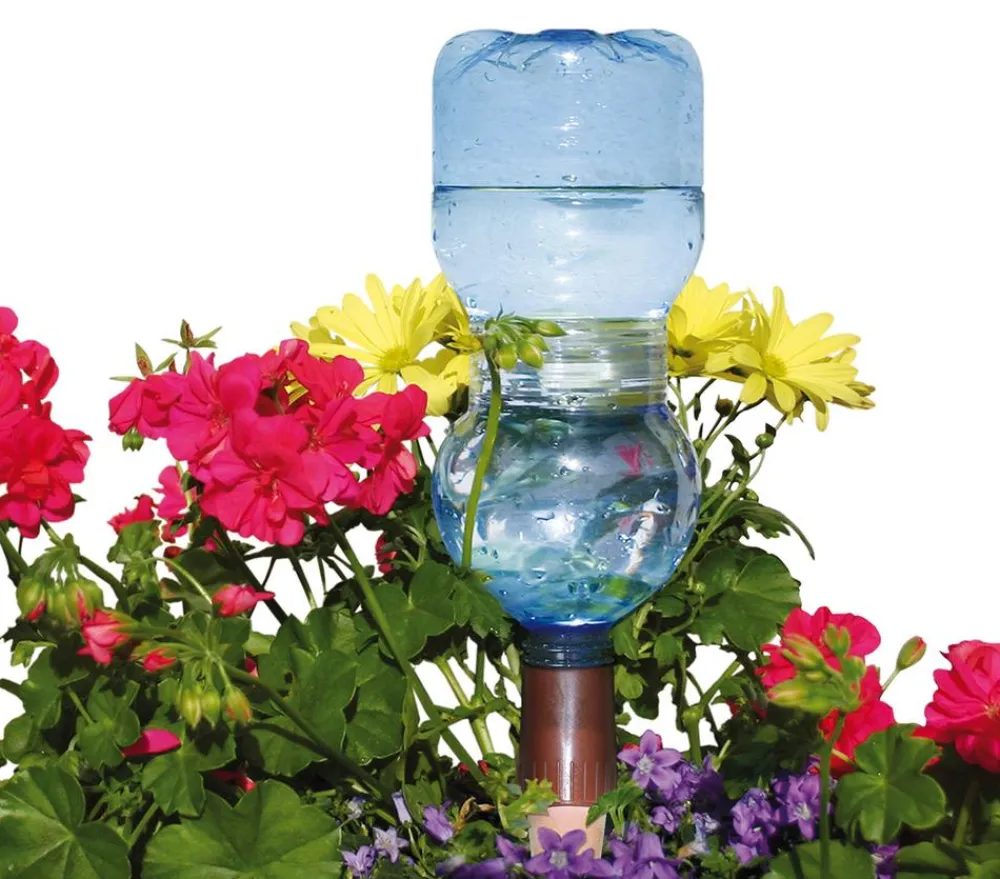 Blumat Bewässerungssysteme & Pumpen - Tropf- Flaschenadapter mit Tonkegel für Topfpflanzen, 3 Stk.