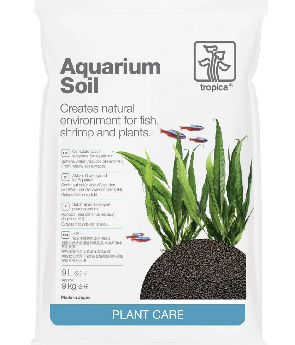 Tropica® Bodengrund - Tropica Bodengrund Aquarium Soil Schwarz