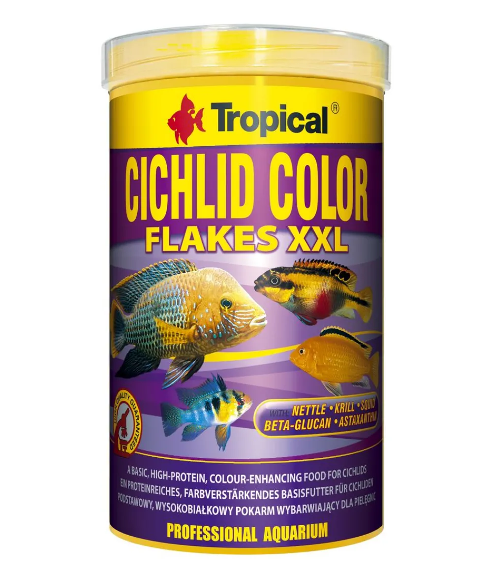 Tropical® Fischfutter > Fischfutter Cichlid Color Flakes XXL