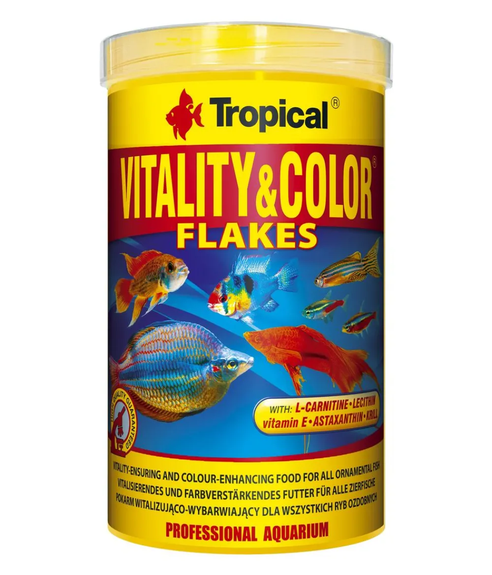 Tropical® Fischfutter - Fischfutter Vitality & Color Flakes