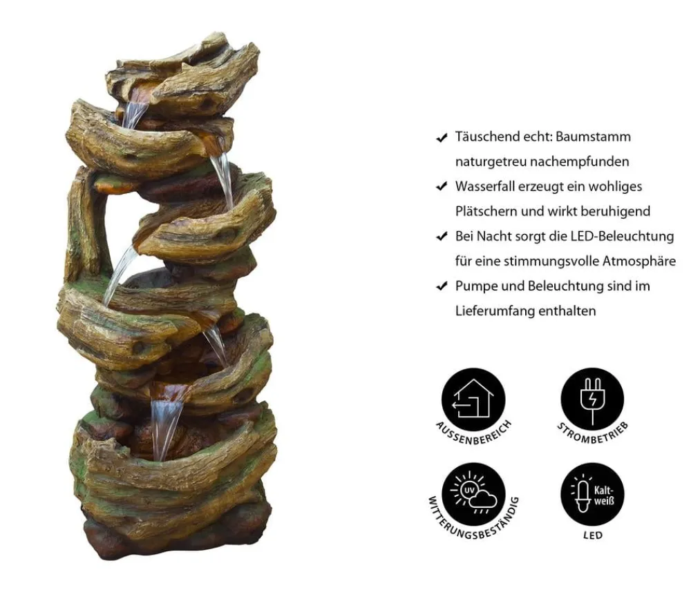 Ubbink Gartenbrunnen > Acqua Arte Polyresin-Gartenbrunnen Trabia, ca. H105 cm
