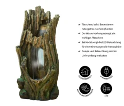 Ubbink Gartenbrunnen - Acqua Arte Polyresin-Gartenbrunnen Cerda ca. H150 cm