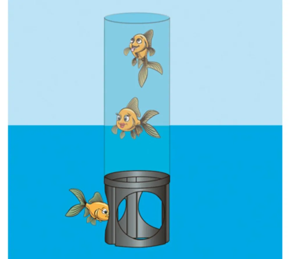 Ubbink Fischsäule Transparent Hot