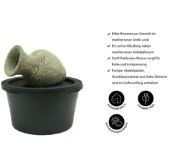 Ubbink Keramik-Gartenbrunnen Larissa, ca. B53/H30/T34 cm Hot