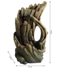 Ubbink Polyresin-Gartenbrunnen Mini-Wasserfall Alcamo, ca. B51/H78/T36 cm Discount