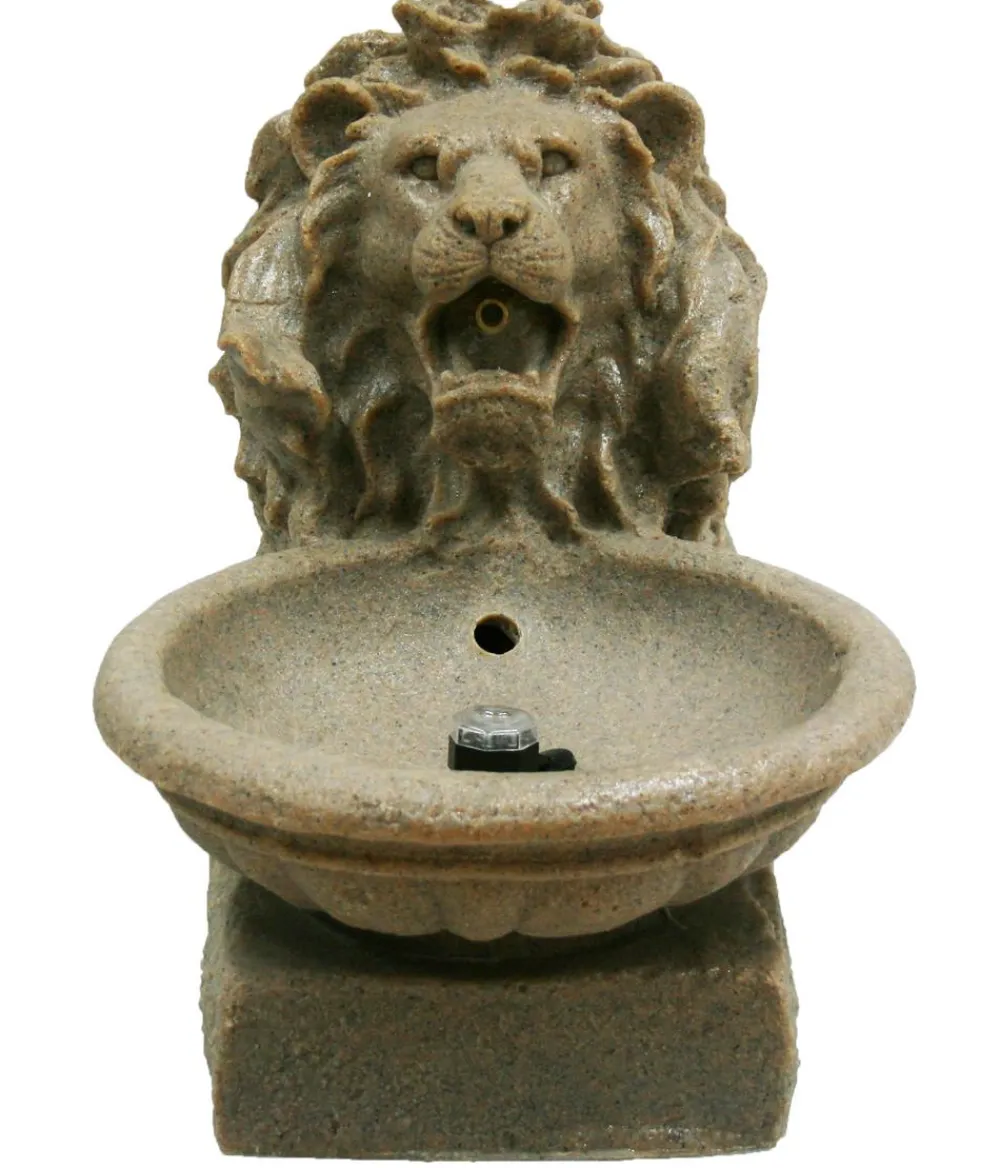 Ubbink Polyresin-Gartenbrunnen Basel, 38 x 45 x 52 cm Beige