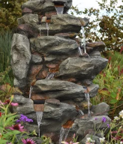 Ubbink Polyresin-Gartenbrunnen Acqua Arte Bonorva, ca. H127 cm New