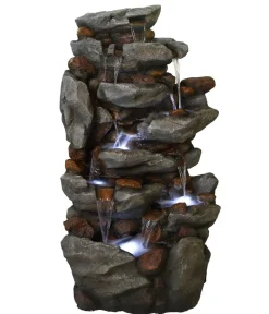 Ubbink Polyresin-Gartenbrunnen Acqua Arte Bonorva, ca. H127 cm New