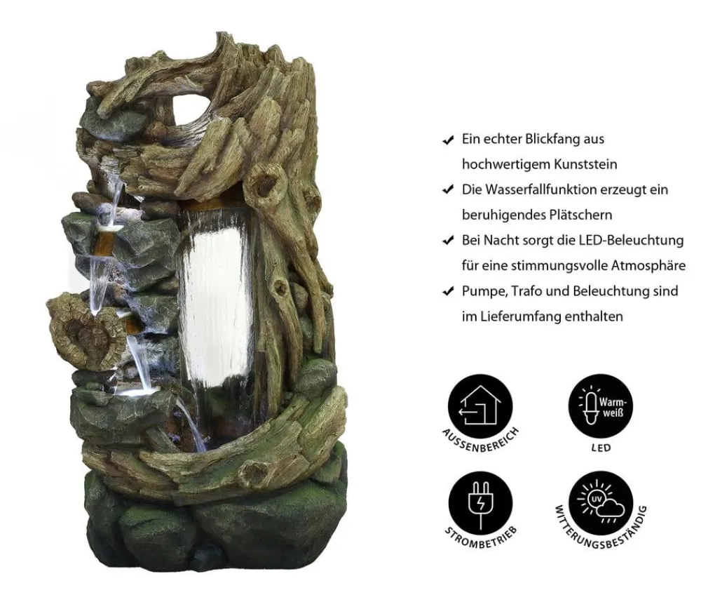 Ubbink Gartenbrunnen > Polyresin-Gartenbrunnen Acqua Arte Sartene, ca. H180 cm