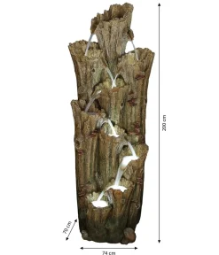 Ubbink Polyresin-Gartenbrunnen Acqua Arte Tiros, ca. H200 cm New