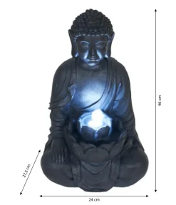 Ubbink Polyresin-Gartenbrunnen Acqua Arte Sungai, ca. H46 cm Outlet