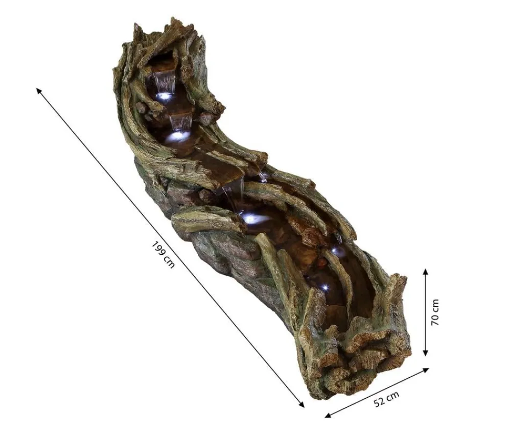 Ubbink Polyresin-Gartenbrunnen Acqua Arte Avisio, ca. H70 cm Clearance