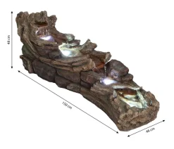 Ubbink Polyresin-Gartenbrunnen Acqua Arte Arbia, ca. H48 cm Hot