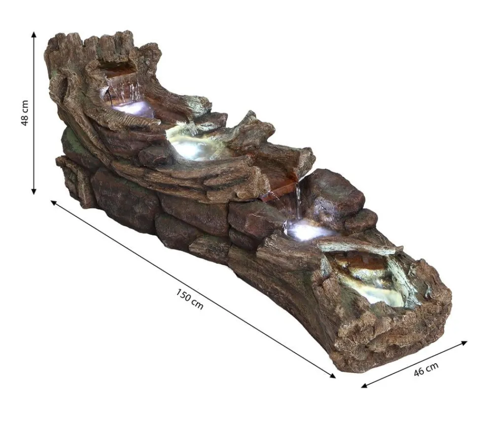 Ubbink Polyresin-Gartenbrunnen Acqua Arte Arbia, ca. H48 cm Hot