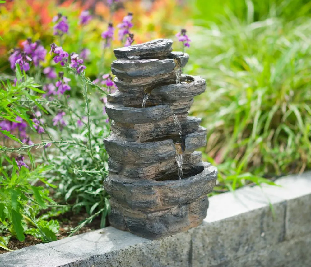 Ubbink Gartenbrunnen - Polyresin-Gartenbrunnen Acqua Arte Miras, ca. H42 cm