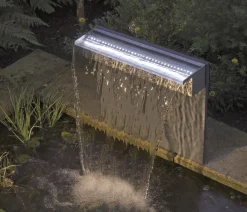 Ubbink Gartenbrunnen - Wasserfall Set Niagara LED mit Pumpe