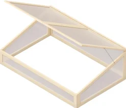 upyard Hochbeete & Frühbeete > Frühbeet-Aufsatz, ca. B121,5/H6,5/T80,5 cm