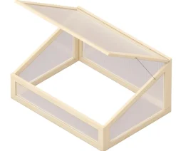 upyard Frühbeet-Aufsatz, ca. B81,5/H6,5/T60,5 cm Natur Hot
