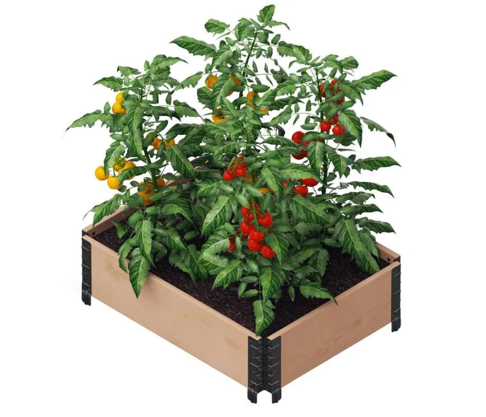 upyard Hochbeet-Aufsatzrahmen, ca. B80/H19,5/T60 cm Braun Outlet