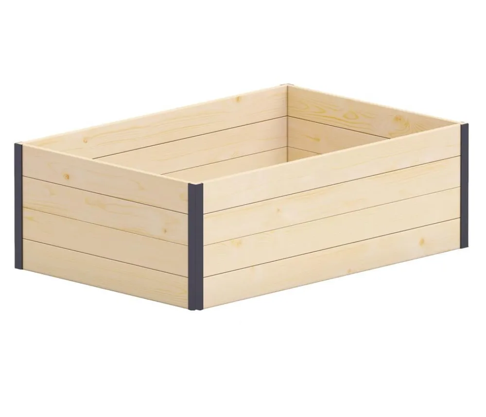 upyard Hochbeete & Frühbeete > Holz-Hochbeet GardenBox I-Box, ca. B120/H40/T80 cm
