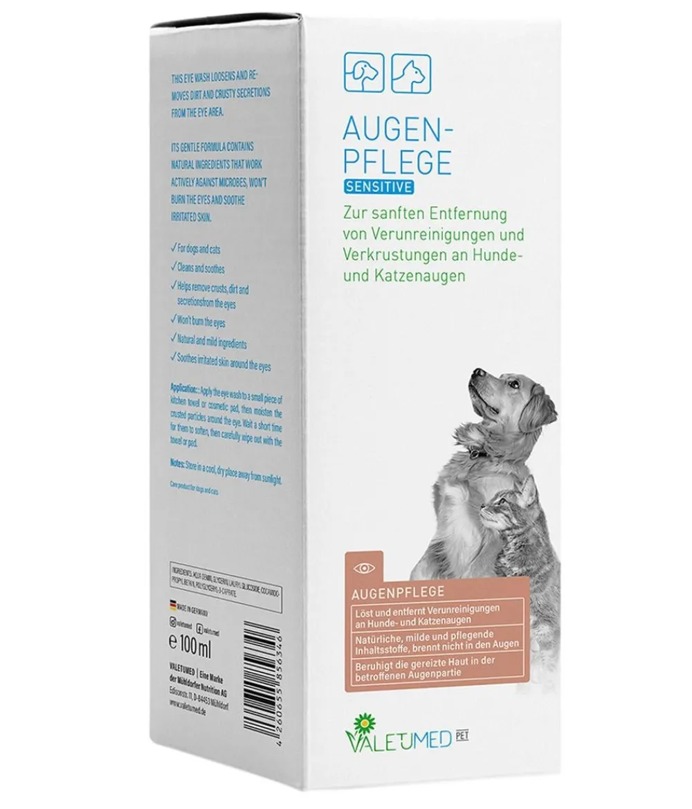 VALETUMED Ohren- & Augenpflege|Katzenpflege - Augenpflege Sensitive, 100 ml