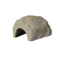VARIOGART® Deko|Terrarium Zubehör - Aquariumdeko Höhle II S Grau