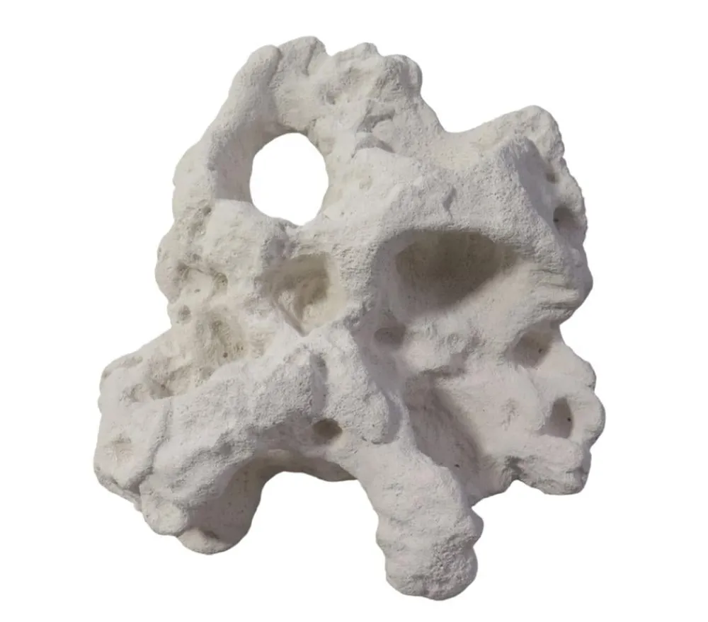 VARIOGART® Deko - Aquariumdeko Lochgestein M Weiß
