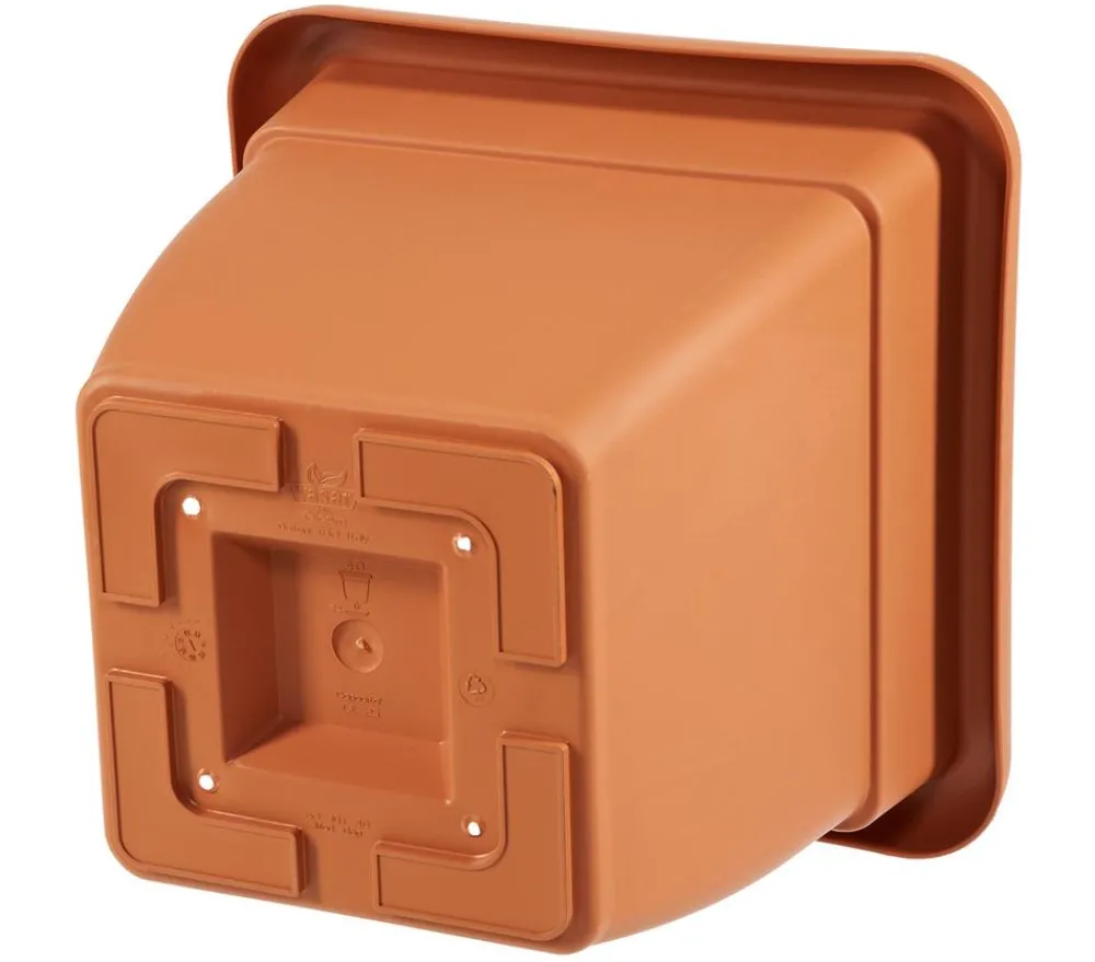 Vasar Kunststoff-Topf Atena, eckig Orange Outlet