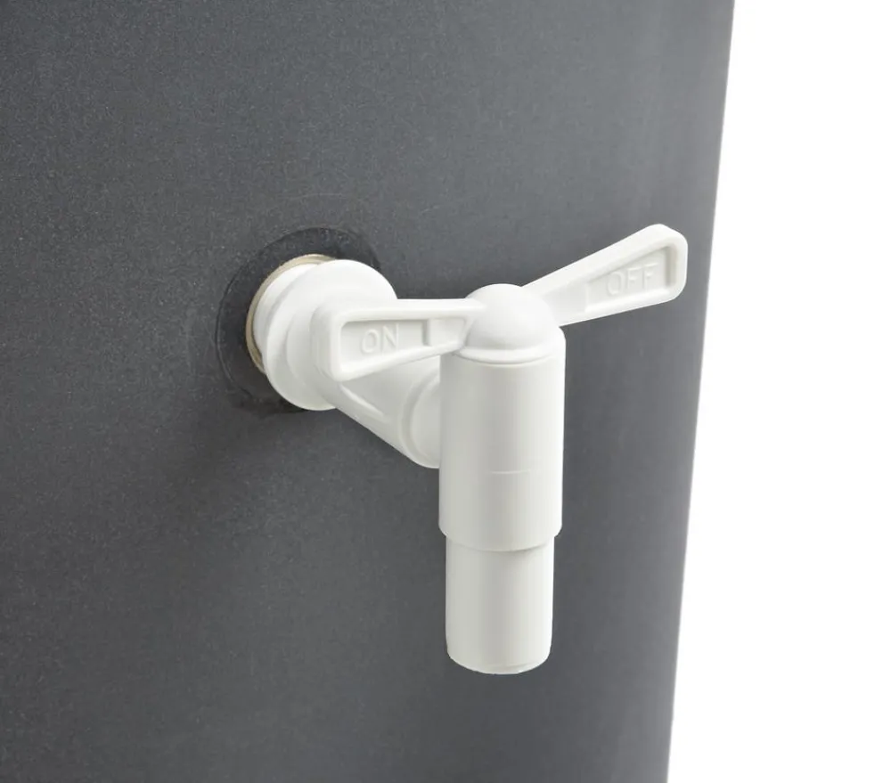 VECA Kunststoff-Regentonne, 280 l, anthrazit Dunkelgrau Clearance