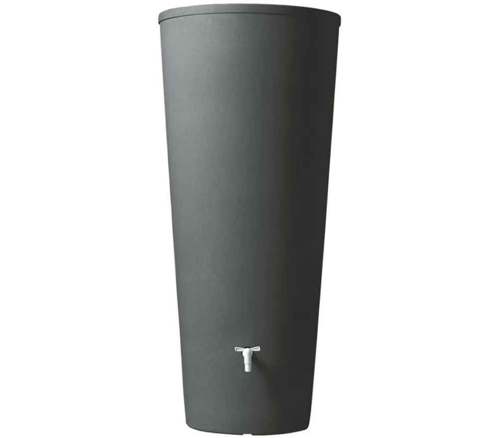 VECA Kunststoff-Regentonne, 280 l, anthrazit Dunkelgrau Clearance