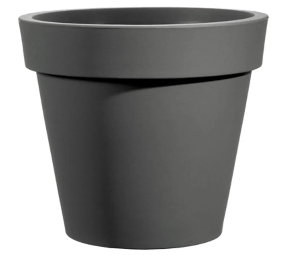 VECA XXL Kunststoff-Topf Easy, rund Dunkelgrau Outlet
