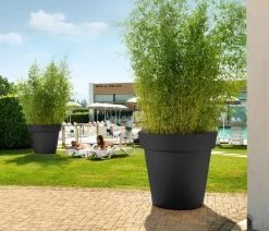 VECA XXL Kunststoff-Topf Easy, rund Dunkelgrau Outlet
