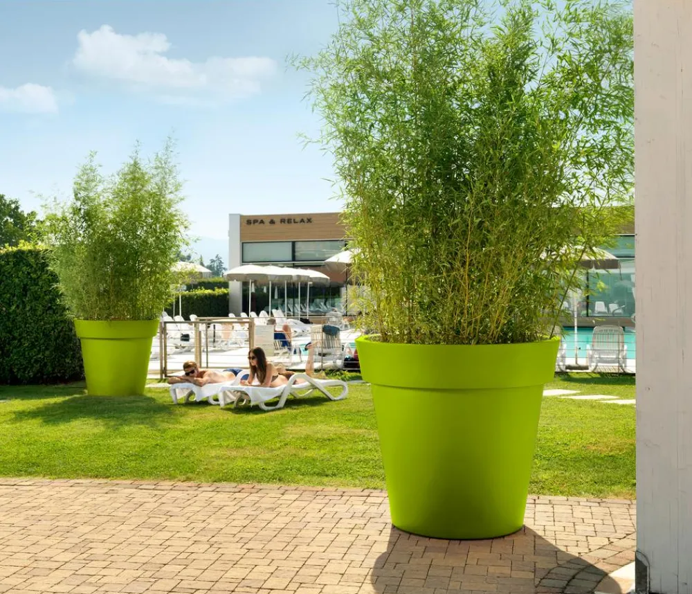 VECA XXL Kunststoff-Topf Easy, rund Lemon Clearance