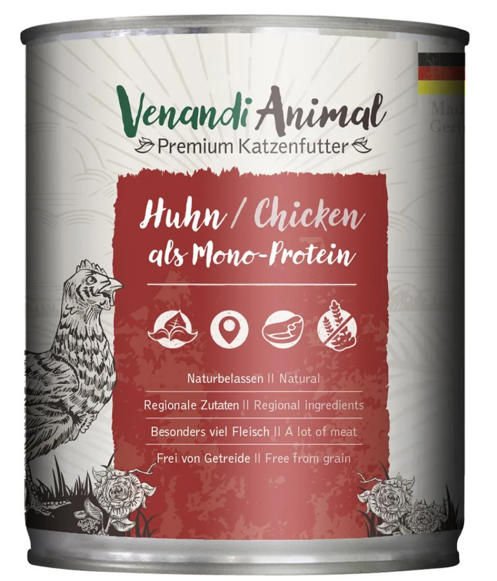 Venandi Animal Nassfutter Katze > Nassfutter für Katzen Monoprotein, Adult, 800 g