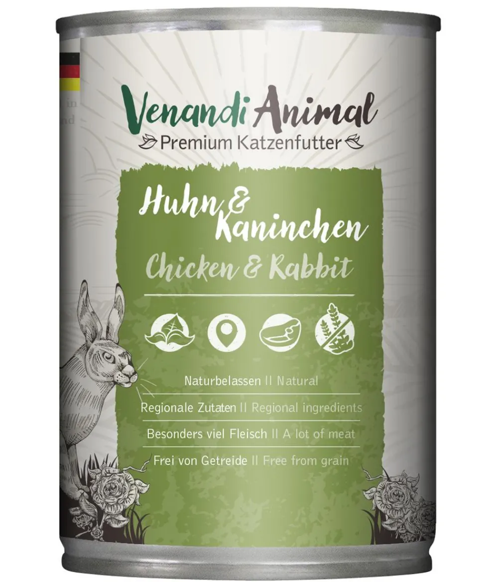 Venandi Animal Nassfutter Katze > Nassfutter für Katzen Adult, 400 g