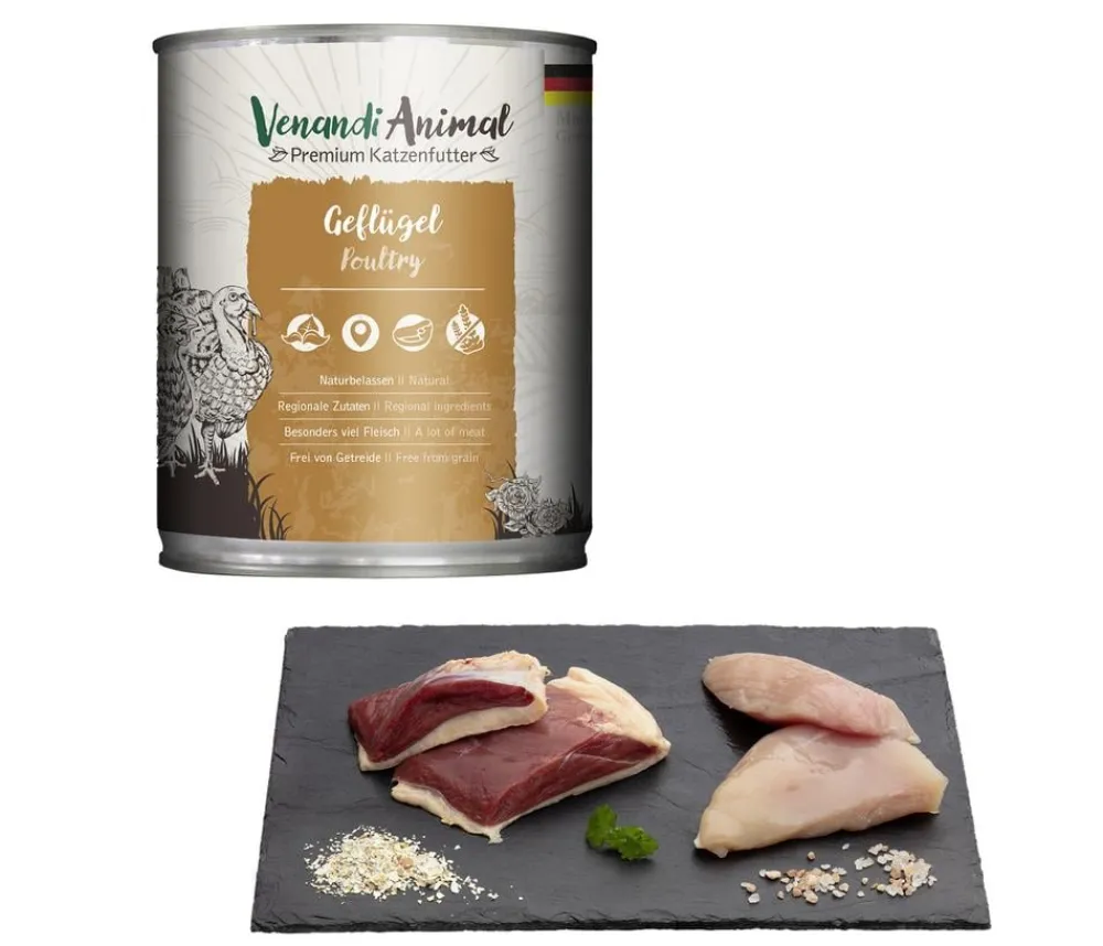Venandi Animal Nassfutter für Katzen Adult, 800 g Sale