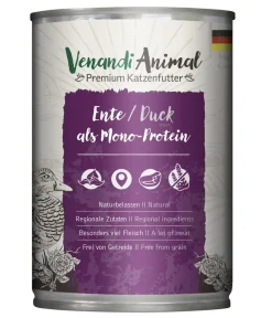 Venandi Animal Nassfutter für Katzen Monoprotein, Adult, 400 g Outlet