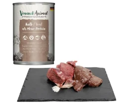 Venandi Animal Nassfutter für Katzen Monoprotein, Adult, 400 g Hot