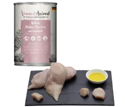 Venandi Animal Nassfutter Katze - Nassfutter für Katzen Monoprotein, Adult, 400 g