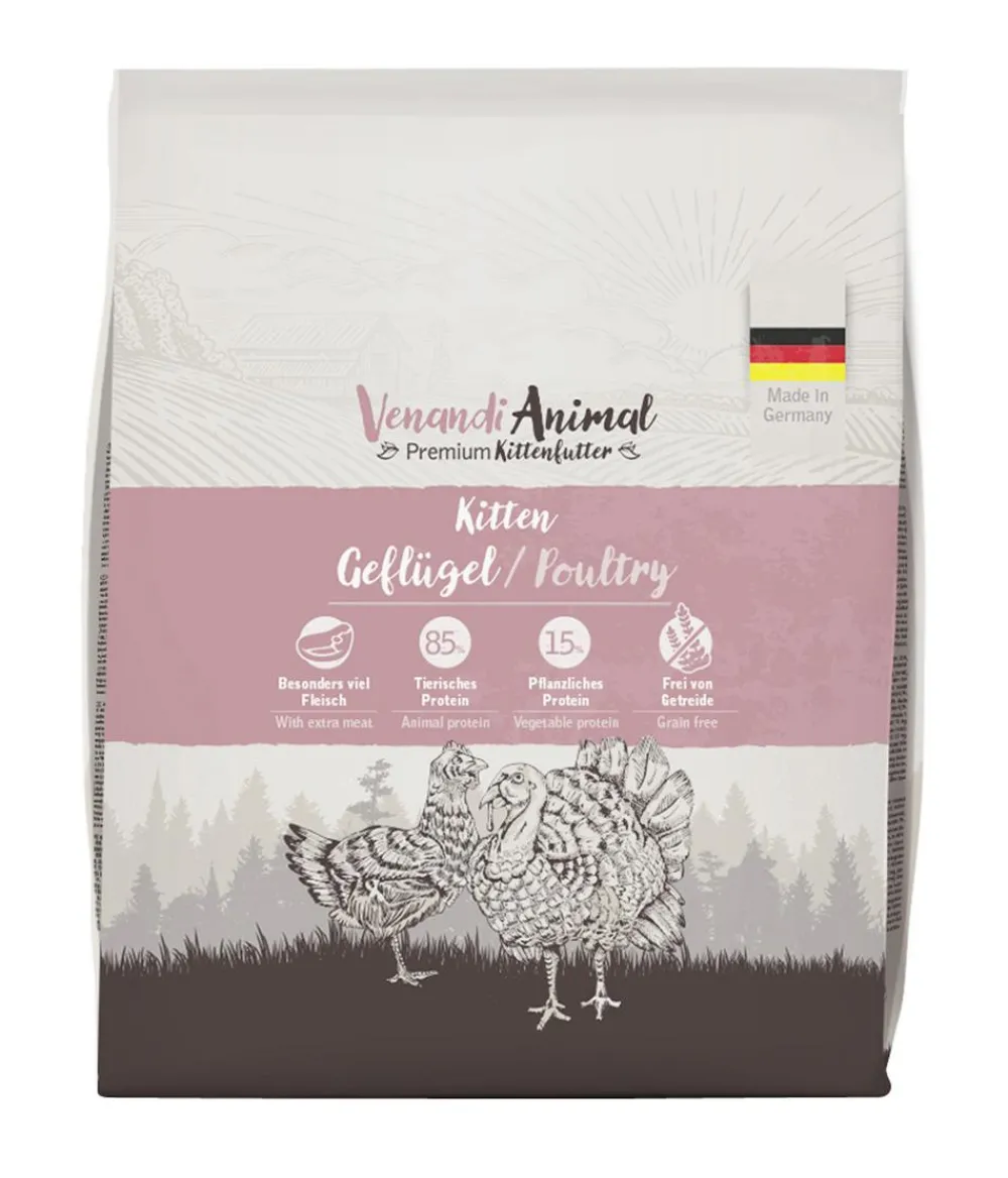 Venandi Animal Trockenfutter Katze > Trockenfutter für Katzen Kitten, Huhn