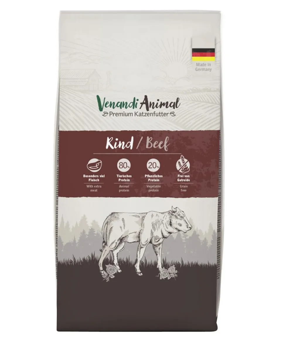 Venandi Animal Trockenfutter für Katzen Adult New