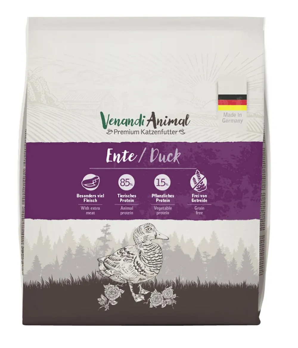 Venandi Animal Trockenfutter Katze|Nassfutter Katze - Trockenfutter für Katzen Adult