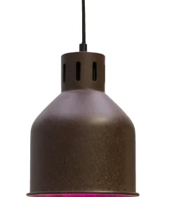 Venso Lampenschirm Saga für Pflanzenlampe Dunkelbraun New